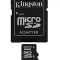 Ďalší obrázok produktu Paměťová karta Micro SD, 16GB, Class 10, s adaptérem, KINGSTON