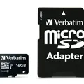 Ďalší obrázok produktu Pamäťová karta, microSDHC, 16 GB, Class 10 UHS I, s adaptérom, VERBATIM „PRO“