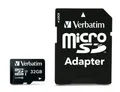 Pamäťová karta, microSDHC, 32GB, Class 10 UHS I, s adaptérom, VERBATIM PRO