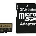 Ďalší obrázok produktu Pamäťová karta, microSDHC, 32 GB, Class 10 UHS I, s adaptérom, VERBATIM „PRO+“