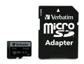 Pamäťová karta, microSDXC, 64GB, Class 10 USH-I, s adaptérom, VERBATIM PRO