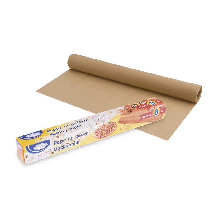 Hlavný obrázok produktu Papír na pečení rolovaný v boxu 38 cm x 8 m [1 ks]