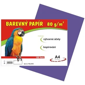 papier pre výtvarnú výchovu A4/100/80g fialový