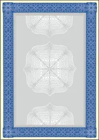 Papier s motívom Diplom, modrá, A4, 185g, SIGEL [20 listov]
