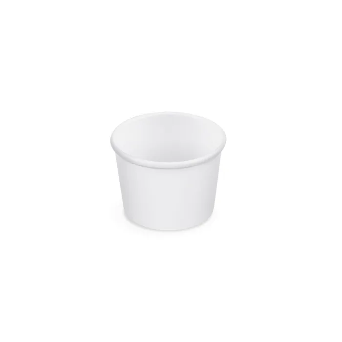 Hlavný obrázok produktu Papírová miska na zmrzlinu (PAP/PE) bílá průměr 75mm 125ml [50 ks]