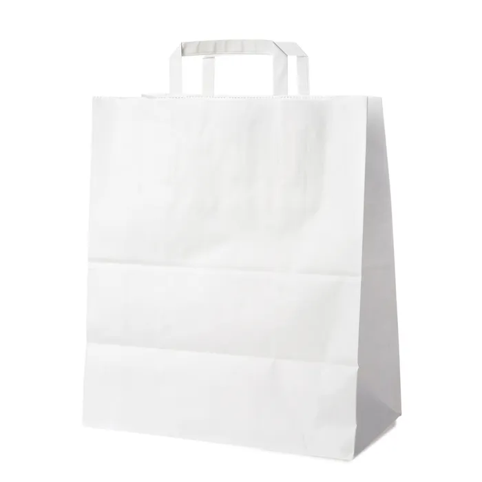 Hlavný obrázok produktu Papírová taška bílá 40+16 x 45 cm [150 ks]