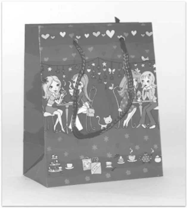 Hlavný obrázok produktu Papírová taška dárková 11x6x14 cm dívka