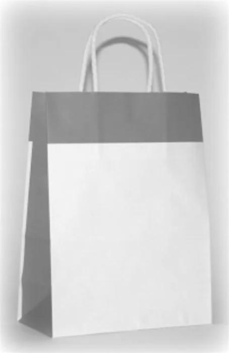 Hlavný obrázok produktu Papírová taška dárková 16x8x21 cm oranžovo bílá