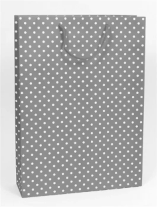 Hlavný obrázok produktu Papírová taška dárková 33x10x46 cm červená puntíky