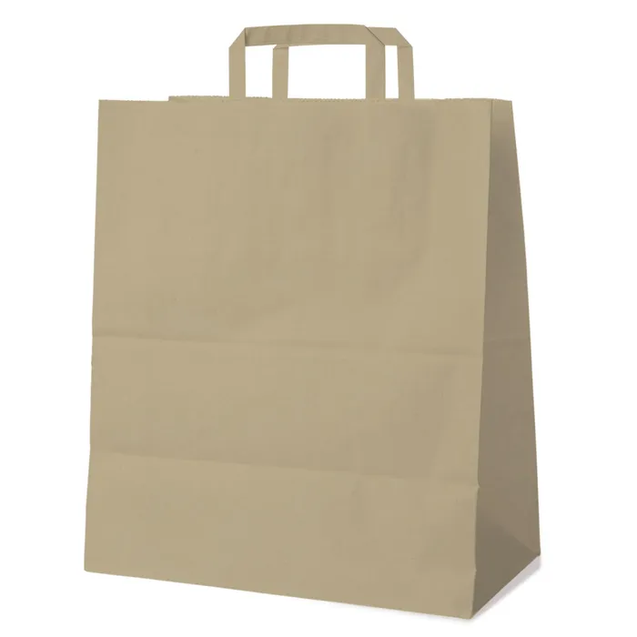 Hlavný obrázok produktu Papírová taška hnědá 45+17 x 48 cm [200 ks]