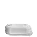 Ďalší obrázok produktu Papierová miska hranatá biela 17,5 x 13 x 3 cm [250 ks]