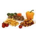 Ďalší obrázok produktu Papierová miska nepremastiteľná hranatá kraft 23 x 15 x 2 cm [100 ks]