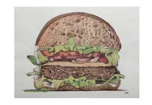 Papierové prestieranie Infibra Hamburger 30 x 40 cm [250 ks]