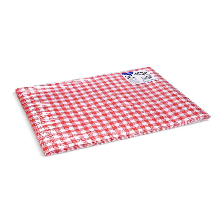 Hlavný obrázok produktu Papírové prostírání Karo červené 40 x 30 cm [200 ks]