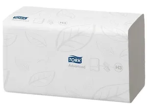 Papierové uteráky splachovateľné TORK 290190 ADVANCED Flushable biela H3 [3750 ks]