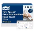 Papierové utierky Tork 100297 H2 Premium Extra Soft 2vr biele [2100 ks]