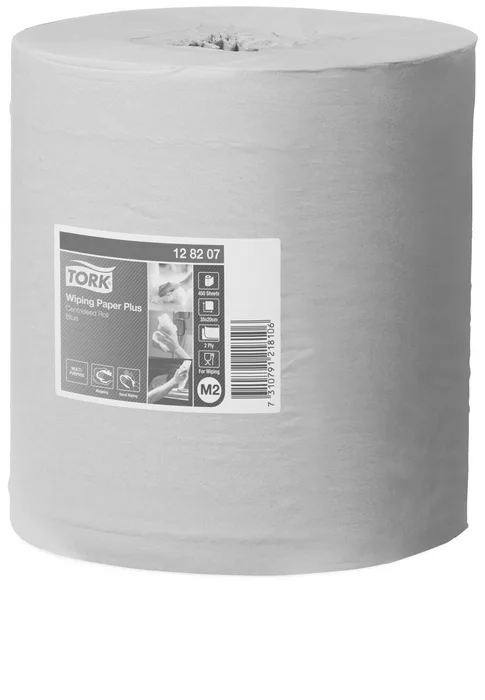 Hlavný obrázok produktu Papírové ručníky v roli TORK 128207 PLUS ADVANCED 420 modrá M2 [1 ks]