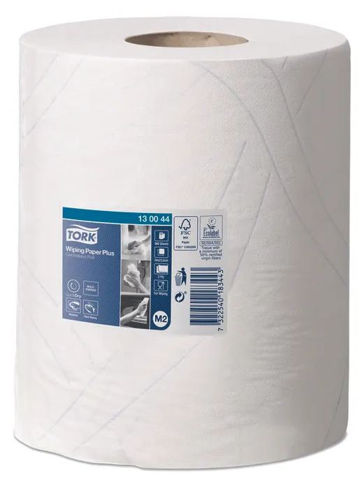Hlavný obrázok produktu Papírové ručníky v roli TORK 130044 PLUS ADVANCED 420 bílá TAD M2 [1 ks]