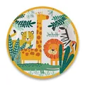 Papierové taniere Get Wild priemer 22,8 cm [8 ks]