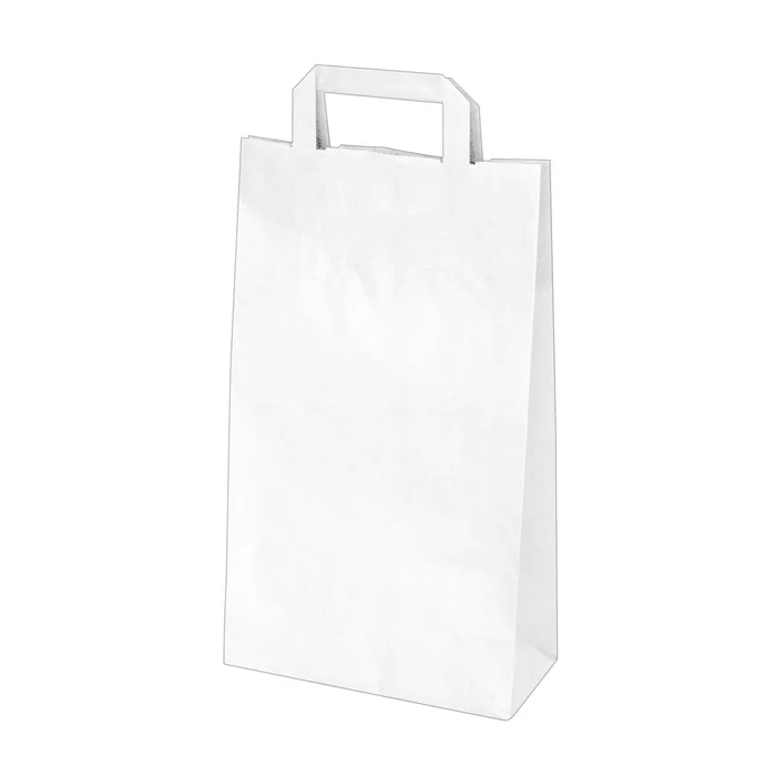 Hlavný obrázok produktu Papírové tašky 22x10 x 38 cm bílé [50 ks]