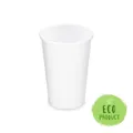 Papierový pohár biely priemer 80mm 330ml `ML: 0,3L/10oz` [50 ks]