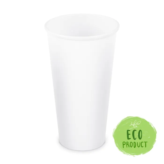 Hlavný obrázok produktu Papírový kelímek bílý 610 ml, XXL (průměr 90 mm) [50 ks]