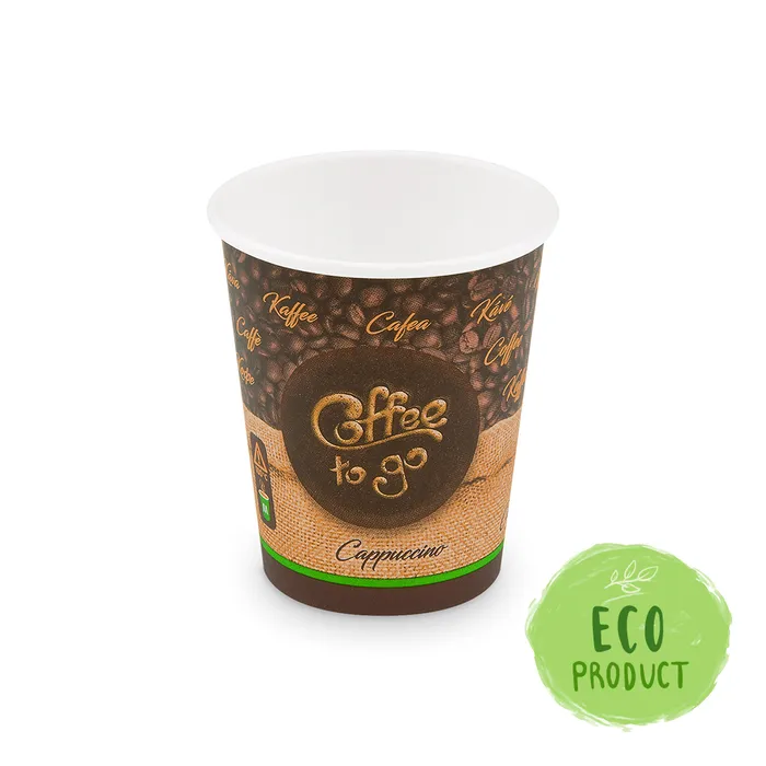 Hlavný obrázok produktu Papírový kelímek "Coffee to go" 280 ml, M (průměr 80 mm) [50 ks]