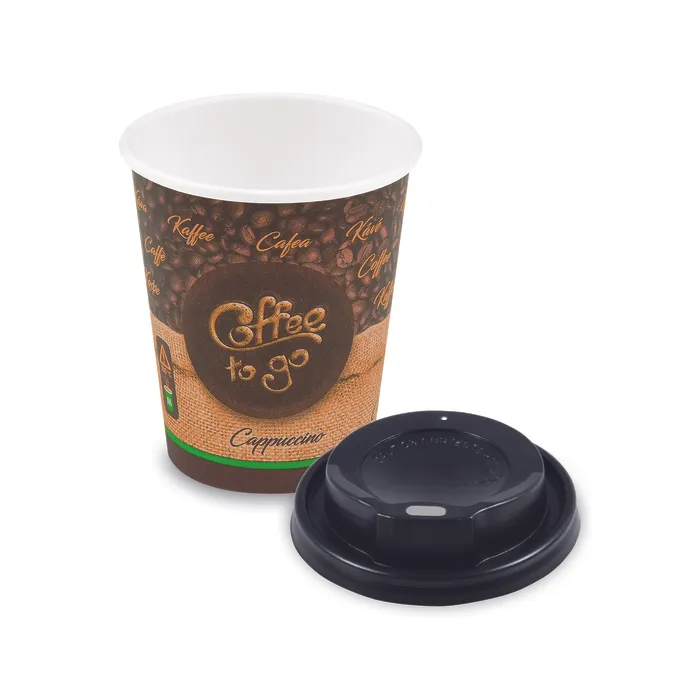 Hlavný obrázok produktu Papírový kelímek "Coffee to go" 280 ml, M + víčko (průměr 80 mm) [10 ks]