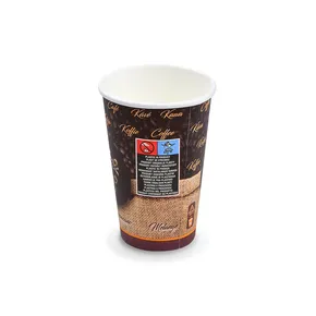 Papierový pohár "Coffee to go" priemer 80mm 330ml `ML: 0,3L/10oz` [50 ks]