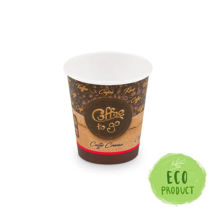 Hlavný obrázok produktu Papírový kelímek "Coffee to go" O73mm 200ml `S: 0,18L/7oz` [50 ks]