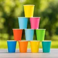 Papierový pohár (FSC Mix) čierny priemer 74mm 240ml [10 ks]