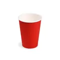 Papierový pohár (FSC Mix) červený priemer 74mm 240ml [10 ks]
