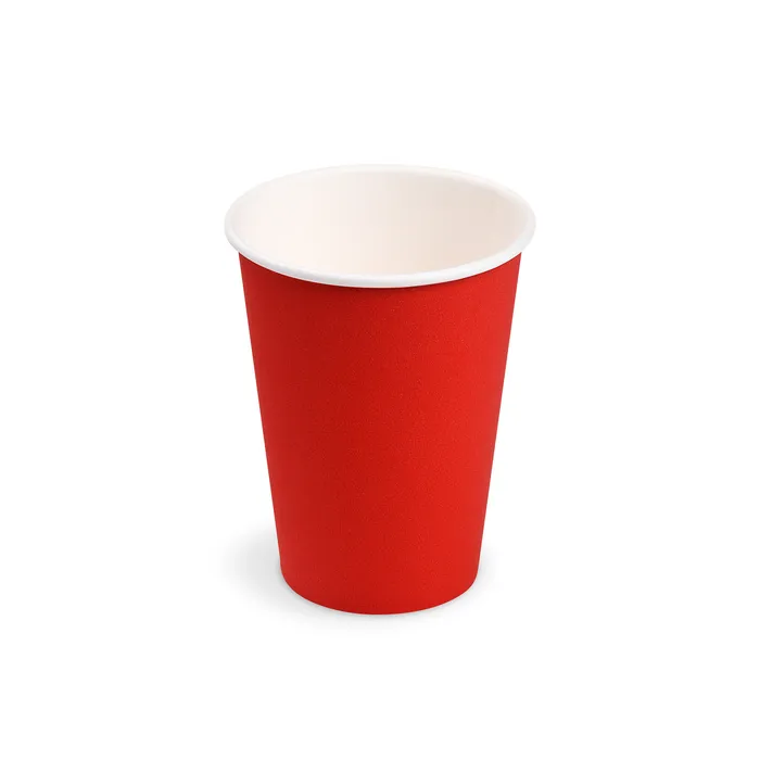 Hlavný obrázok produktu Papírový kelímek (FSC Mix) červený průměr 74mm 240ml [10 ks]