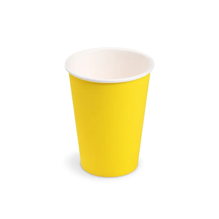 Hlavný obrázok produktu Papírový kelímek (FSC Mix) žlutý průměr 74mm 240ml [10 ks]