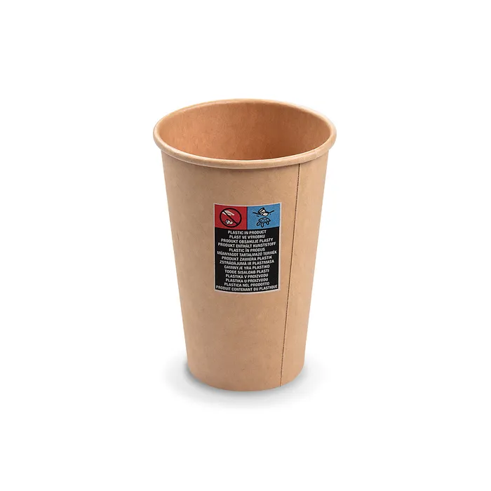 Hlavný obrázok produktu Papírový kelímek hnědý 330 ml, L (průměr 80 mm) [50 ks]