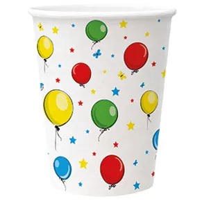 Papierový kelímok PAW Eco 250 ml Balloons [8 ks]