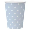 Papierový pohár PAW Eco 250 ml Dots light blue [8 ks]