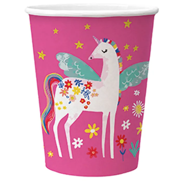 Hlavný obrázok produktu Papírový kelímek PAW Eco 250 ml Fairy Unicorn [8 ks]