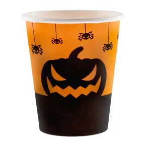 Papierový pohár PAW Eco 250 ml Funny Halloween [8 ks]