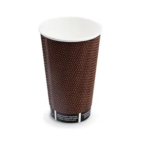 Papierový pohár PREMIUM priemer 90mm 510ml `XL: 0,4L/16oz` [25 ks]
