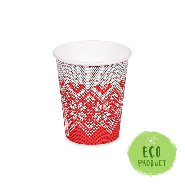 Hlavný obrázok produktu Papírový kelímek "Zimní období" 280 ml, M (průměr 80 mm) [50 ks]