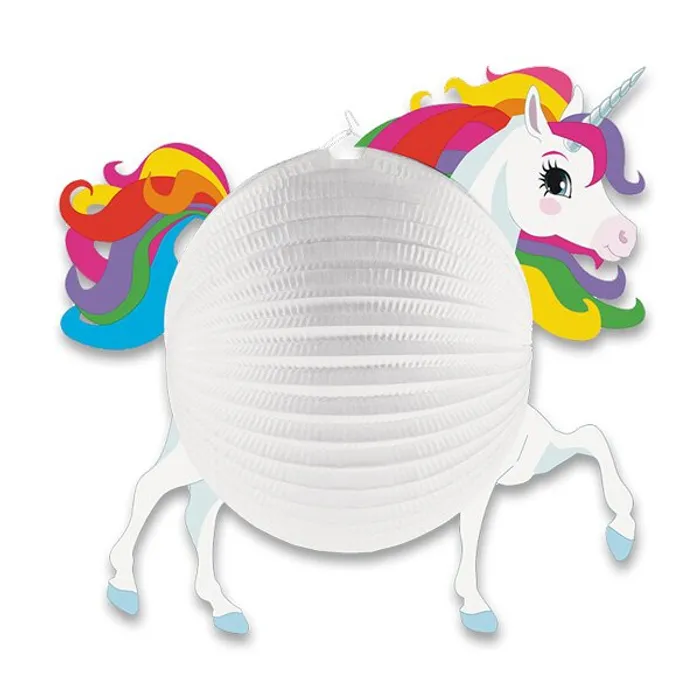 Hlavný obrázok produktu Papírový lampion Unicorn průměr 25 cm