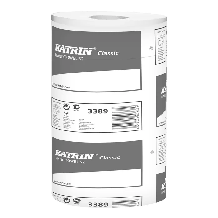 Hlavný obrázok produktu Papírový ručník v roli Katrin Classic S2 2-vrstvý 20cm x 60m (průměr 14 cm) [1 ks]