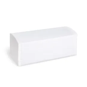 Papierový uterák ZZ skladaný V 2vrstvý biely 24 x 21 cm [3000 ks]