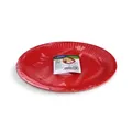 Ďalší obrázok produktu Papierový tanier (FSC Mix) červený priemer 23cm [10 ks]