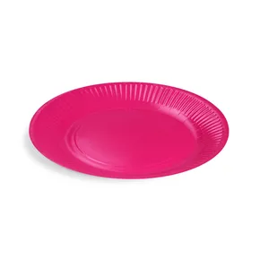 Papierový tanier (FSC Mix) fuchsia priemer 23cm [10 ks]