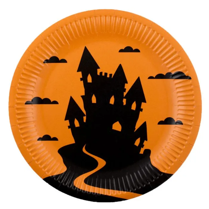 Hlavný obrázok produktu Papírový talíř (FSC Mix) Funny Halloween O23cm [8 ks]
