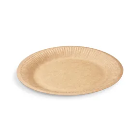 Papierový tanier (FSC Mix) kraft Ø23cm [100 ks]
