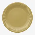 Papierový tanier (FSC Mix) Monocolor gold O23cm [8 ks]