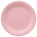 Papierový tanier (FSC Mix) Monocolor light pink O23cm [8 ks]